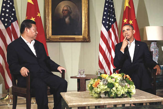 President Obama och President Xi har talat om hur  stornationerna kan minska sina utsläpp. 